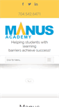 Mobile Screenshot of manusacademy.com